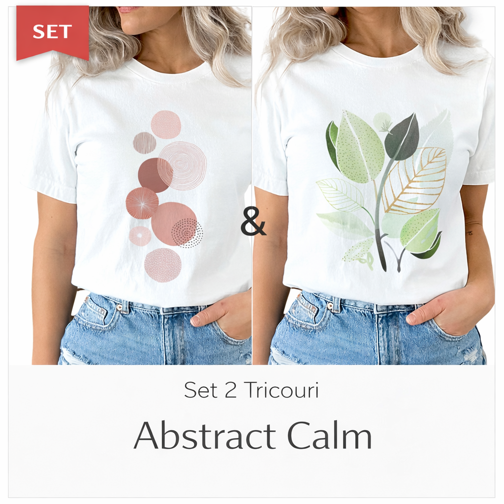 Комплект 2 Тениски Abstract Calm