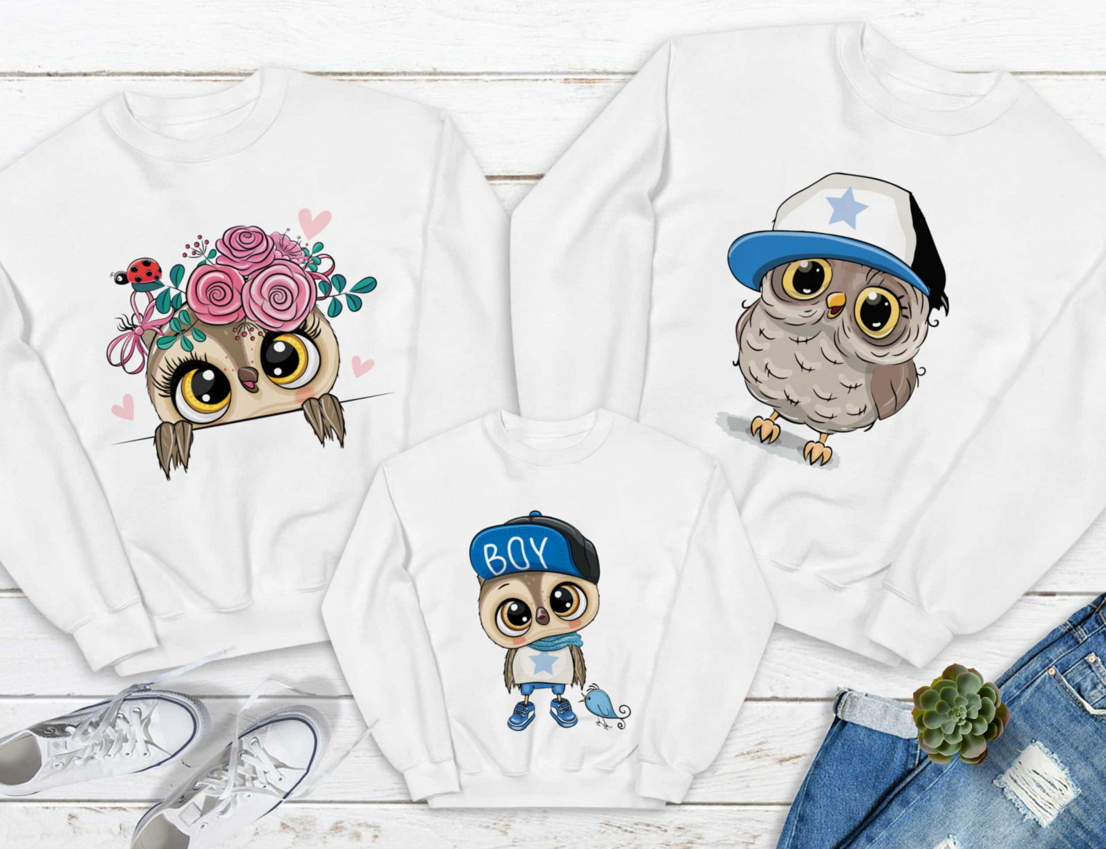 Блузи Семейство Blue Owls