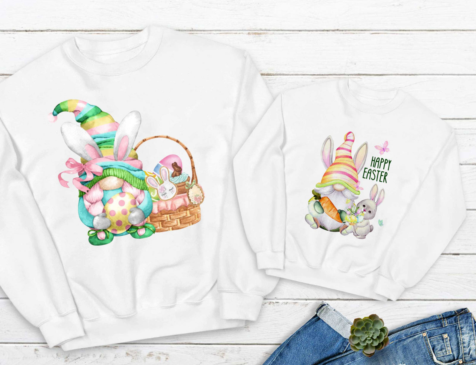 Блузи Мама и дете Bunny Gnomes
