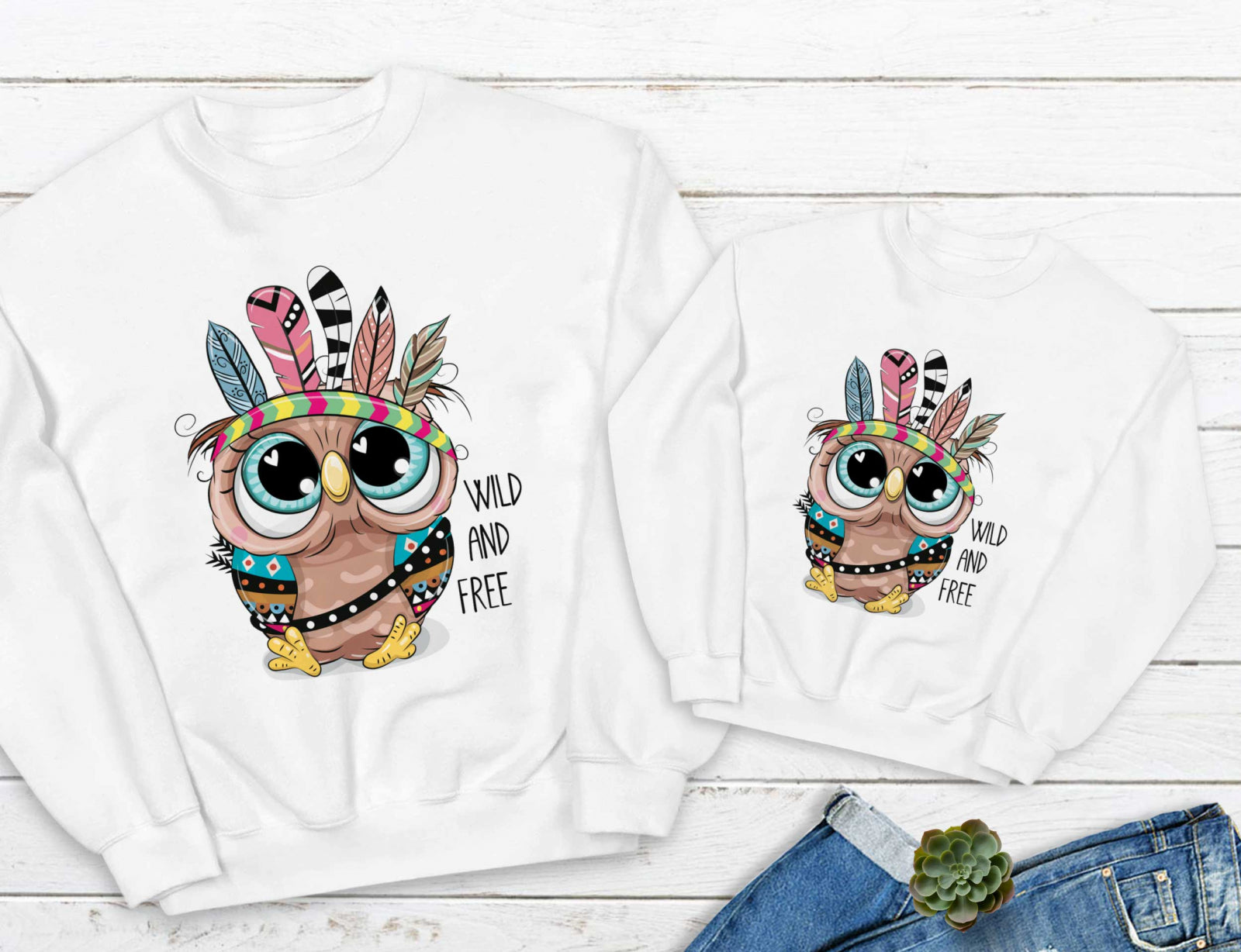 Блузи Мама и дете Wild Owls