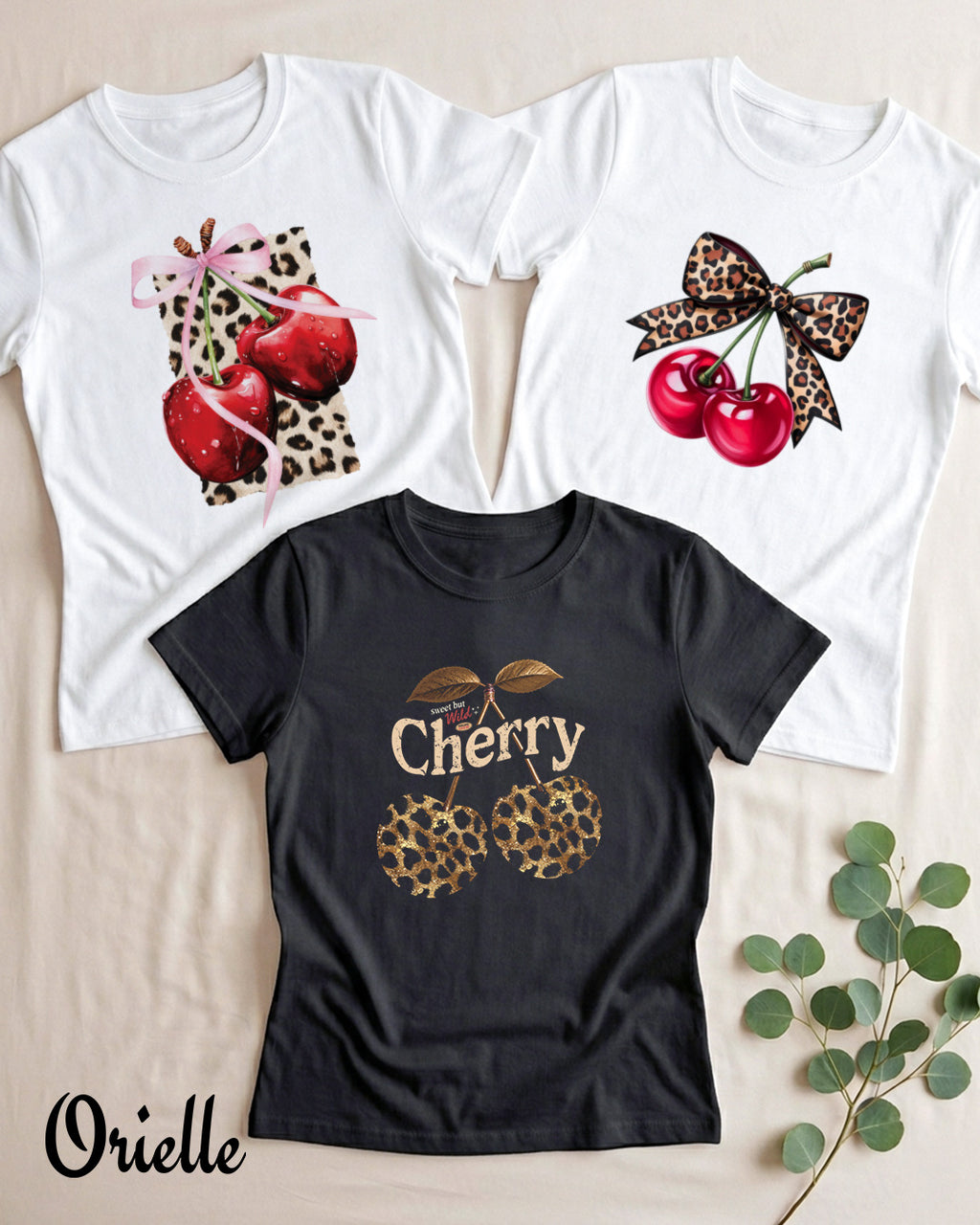 Комплект 3 Тениски - Fashion Cherry