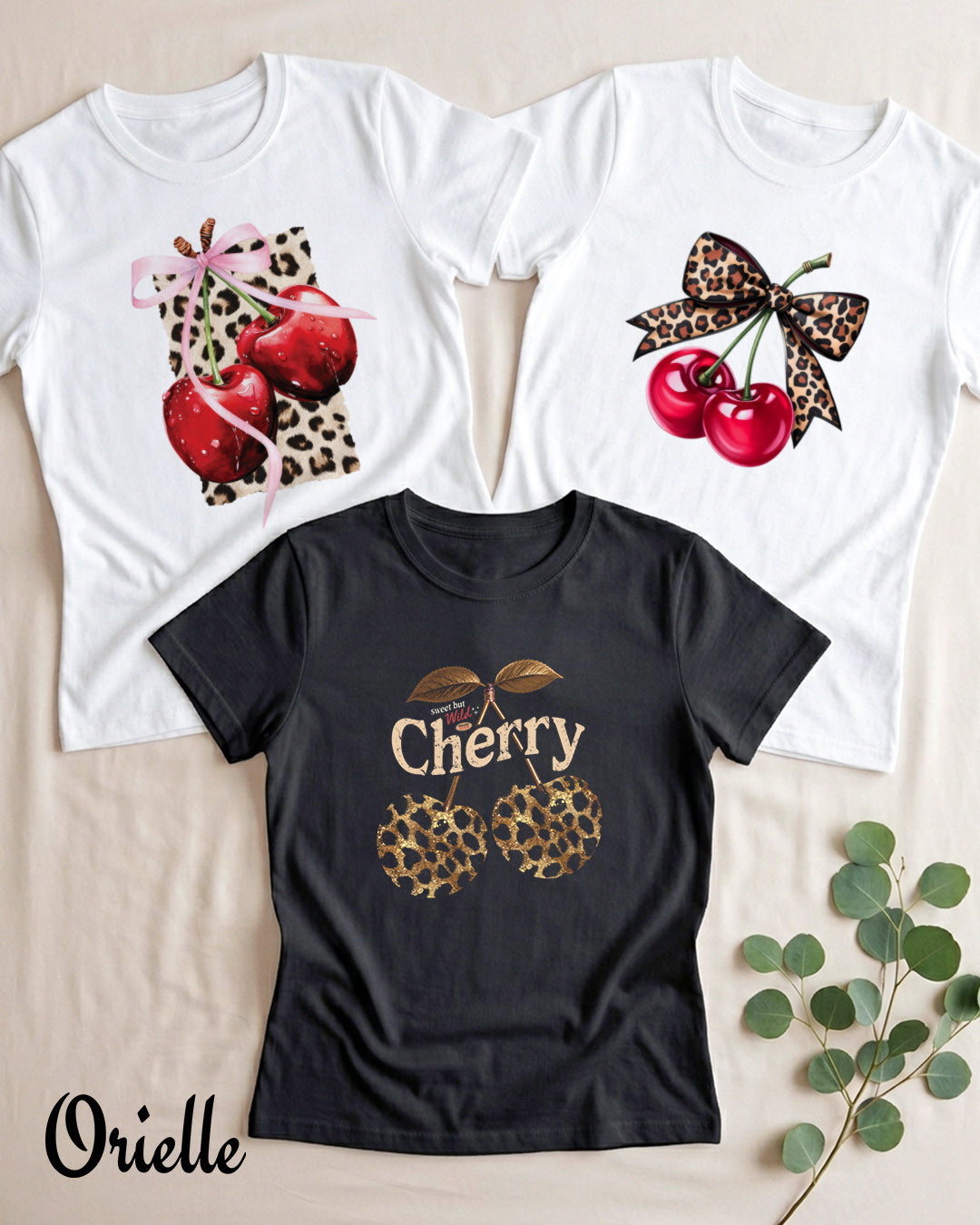 Комплект 3 Тениски - Fashion Cherry
