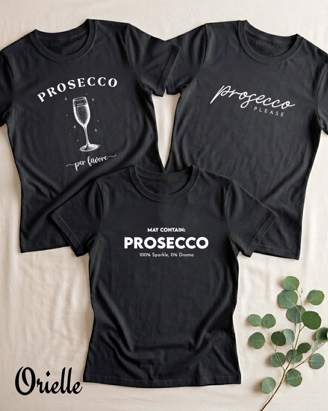 Комплект 3 Тениски - Prosecco Girl