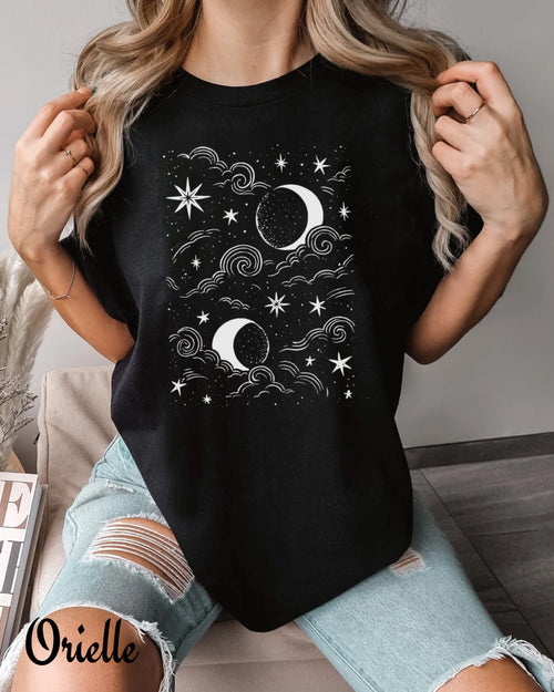 Celestial Graphic Moon Set