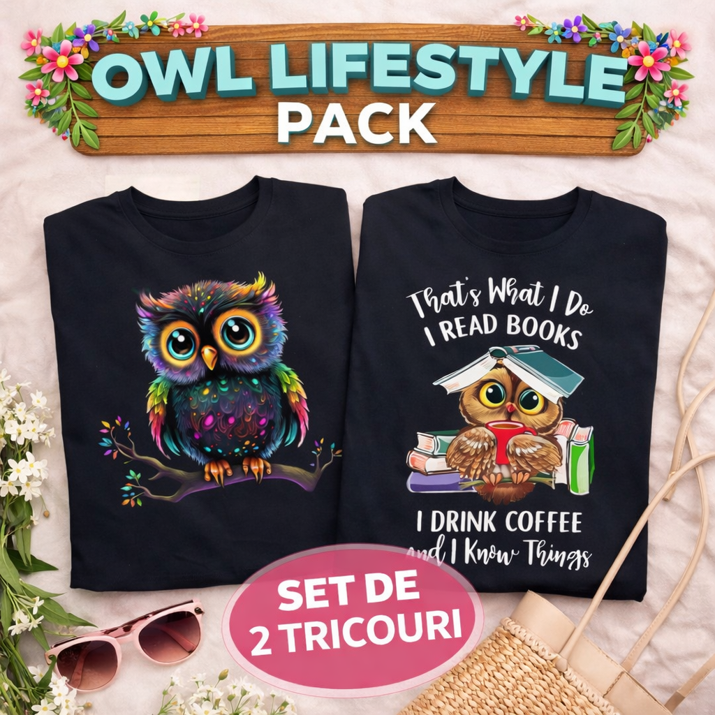 Комплект 2 Тениски Owl Lifestyle Pack