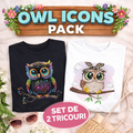 Комплект 2 Тениски Owl Icon Pack