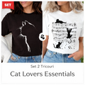 Комплект 2 Тениски Cat Lovers Essentials