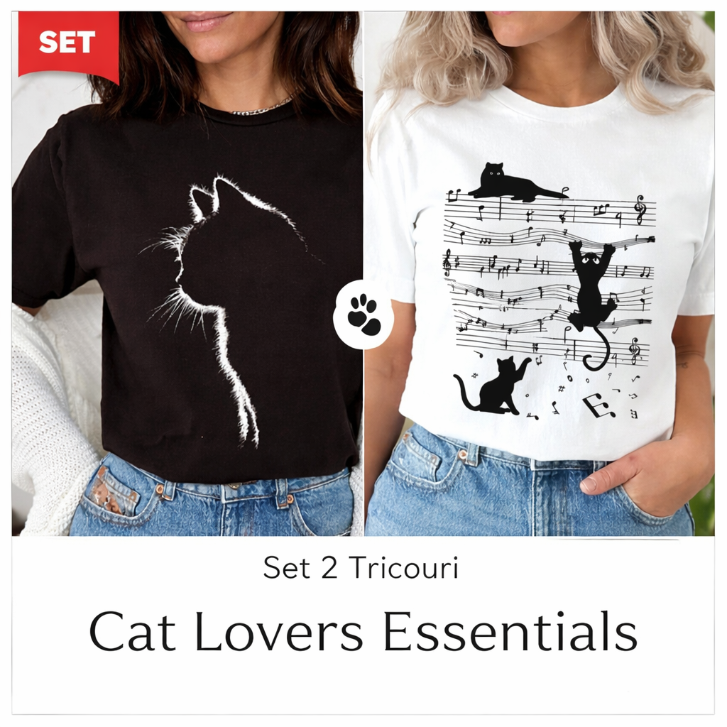 Комплект 2 Тениски Cat Lovers Essentials