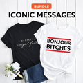 Комплект 2 Тениски Iconic Messages