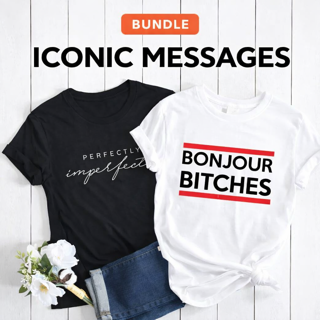 Комплект 2 Тениски Iconic Messages