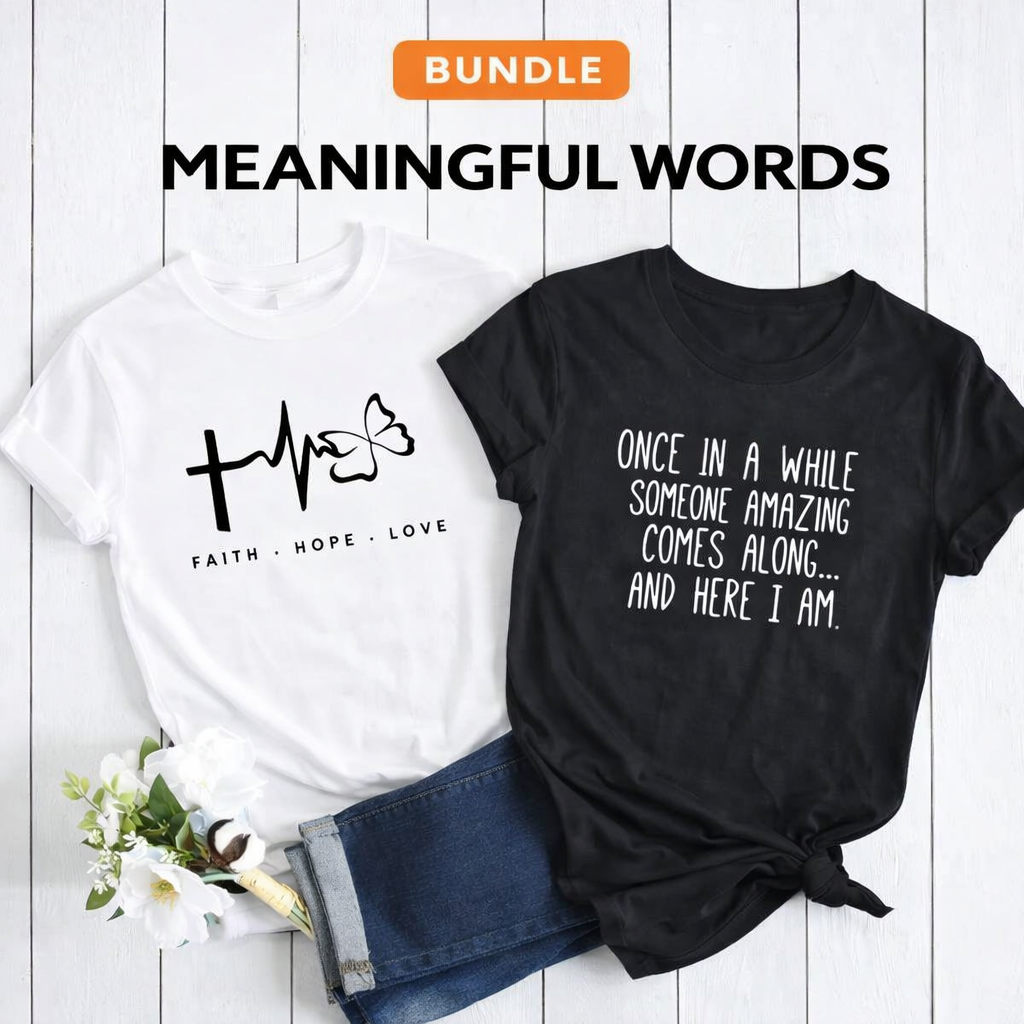 Комплект 2 Тениски Meaningful Words