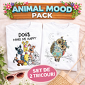 Комплект 2 Тениски Animal Mood Pack