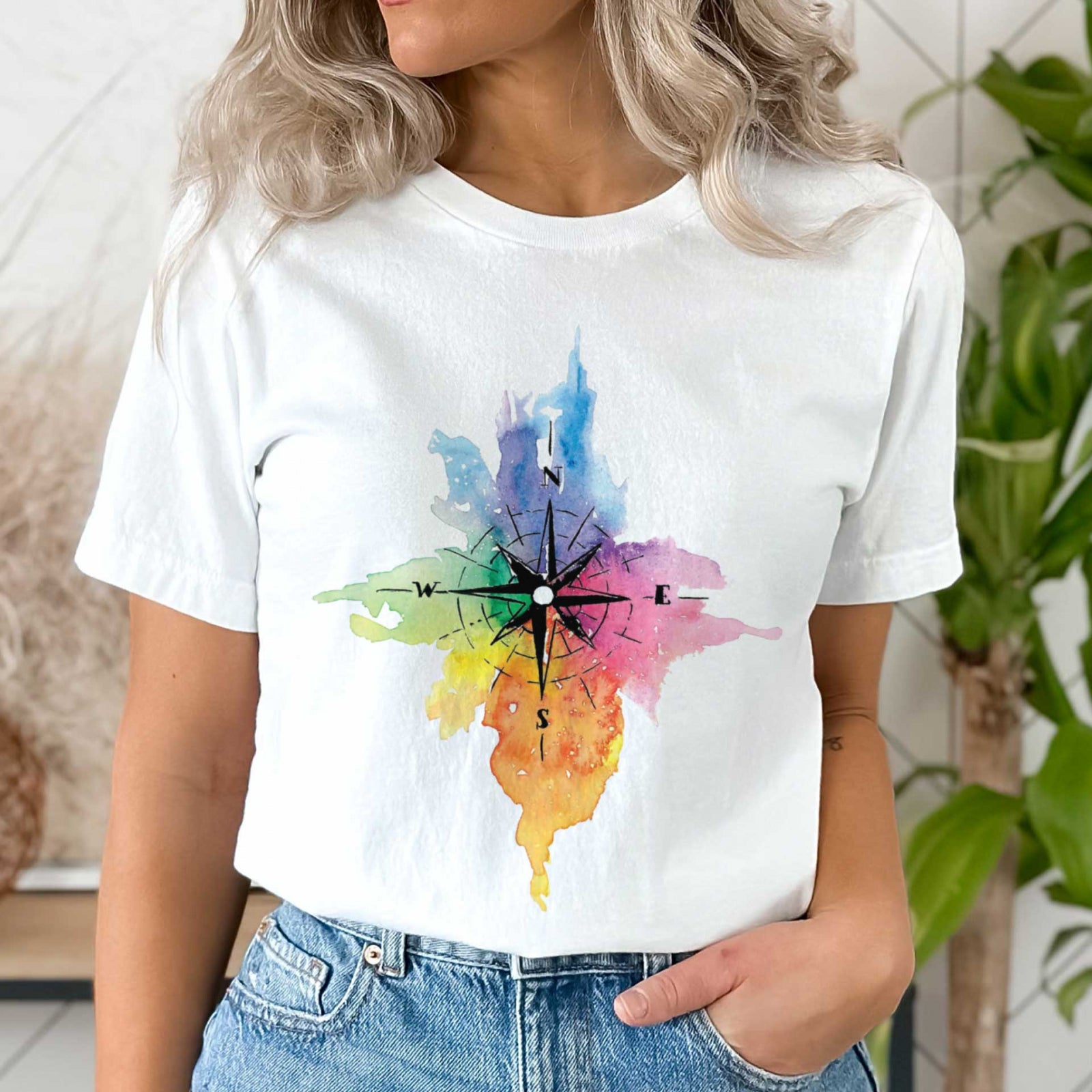 Тениска Colorful Compass