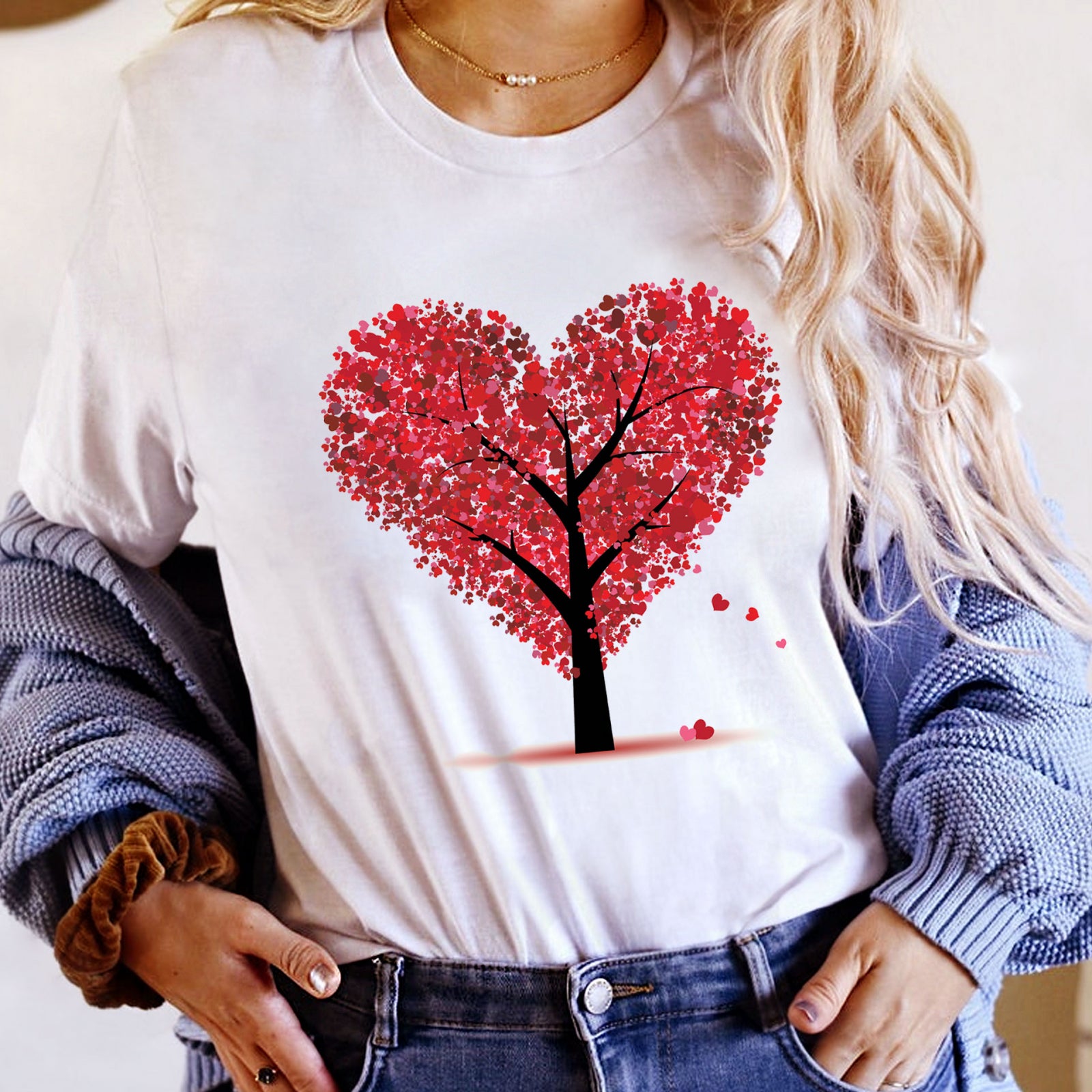 Тениска Red Heart Tree