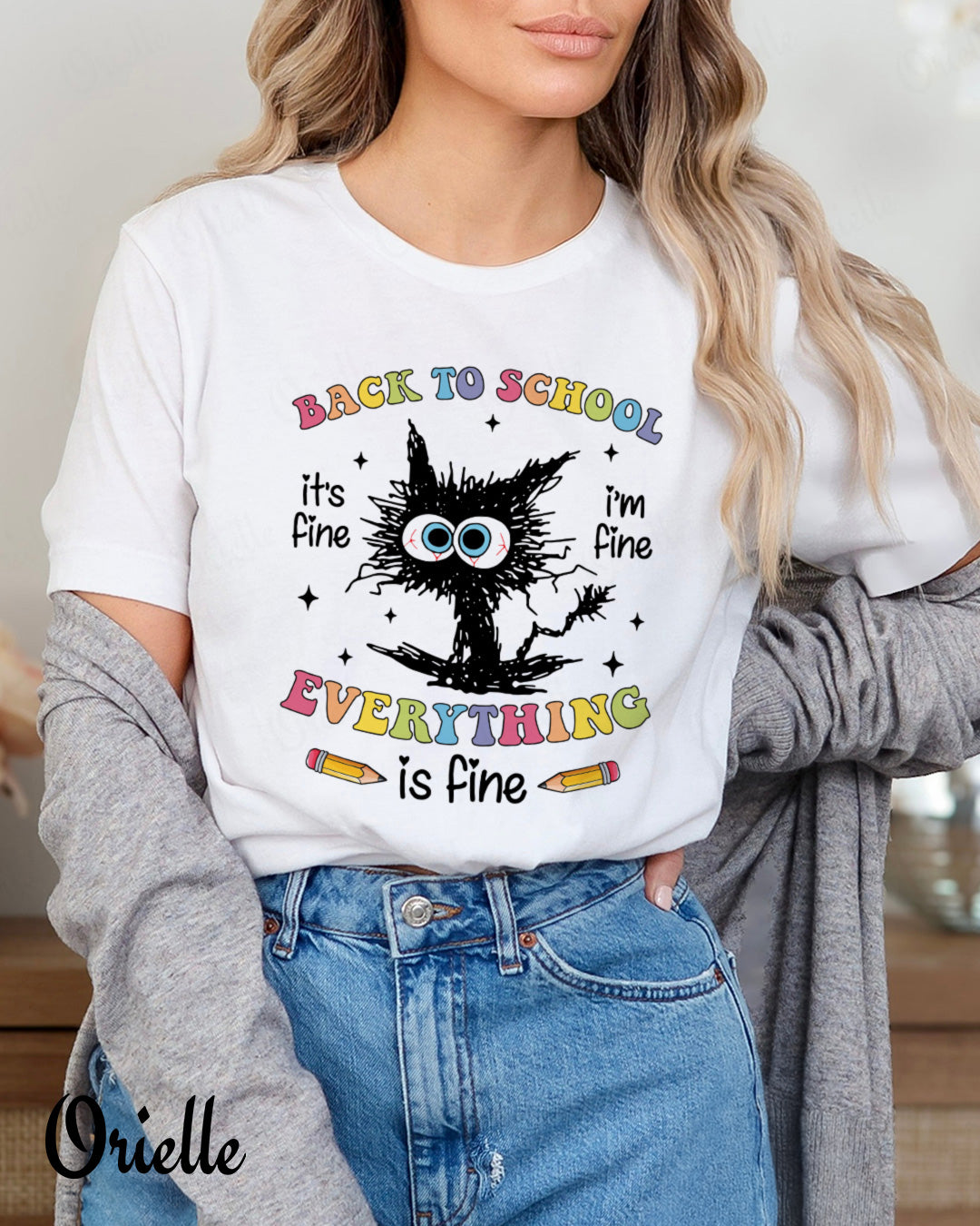 Тениска Relaxed Fit Back To School