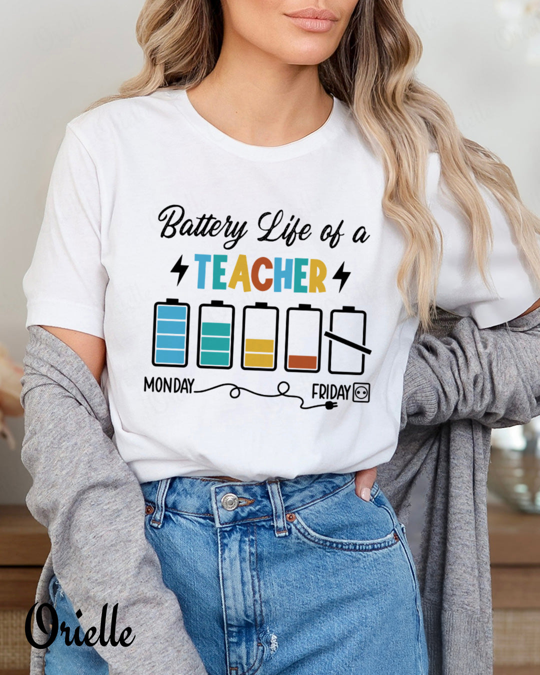 Тениска Relaxed Fit Battery Life