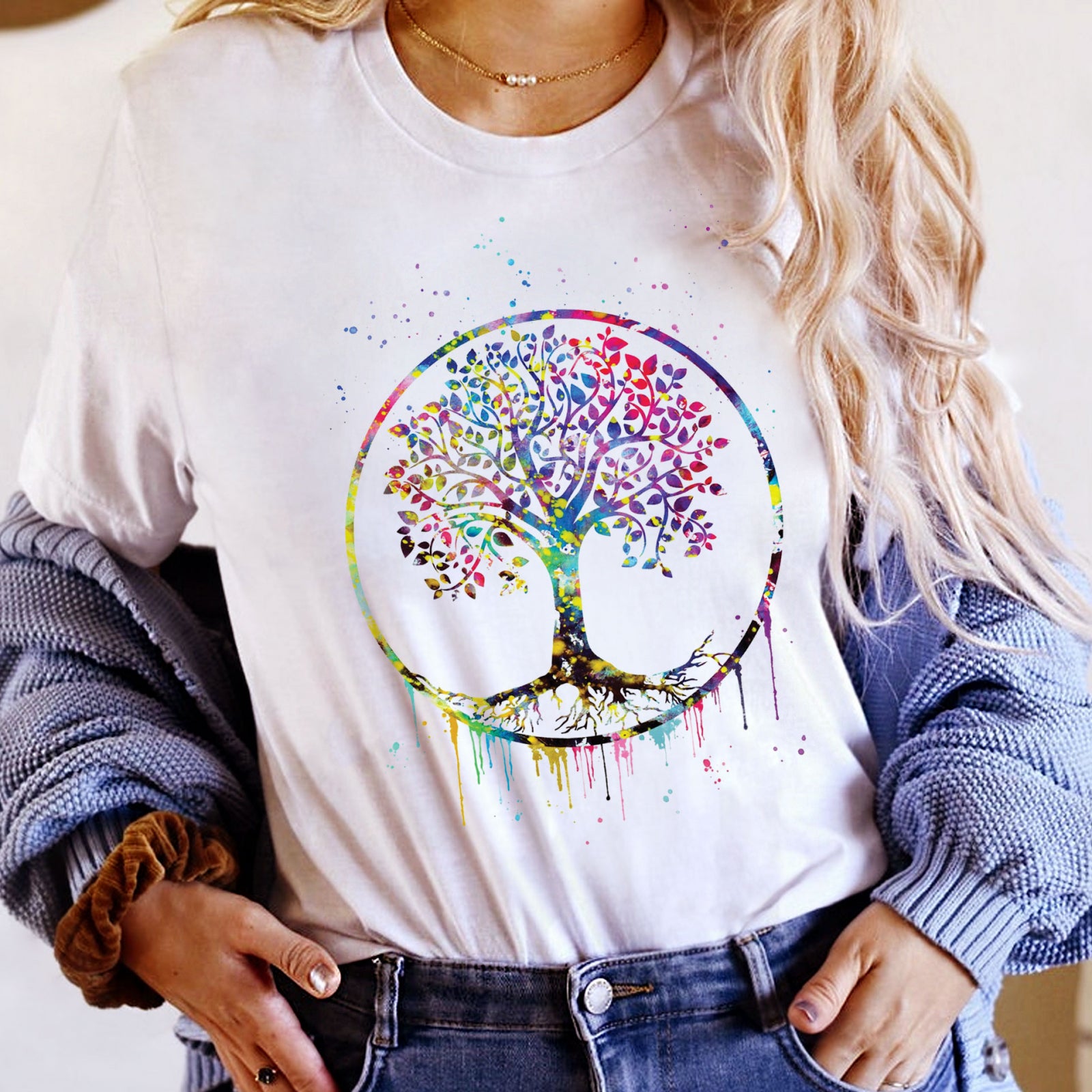 Тениска Peace Tree