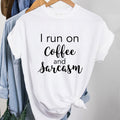 Тениска I run on Coffee