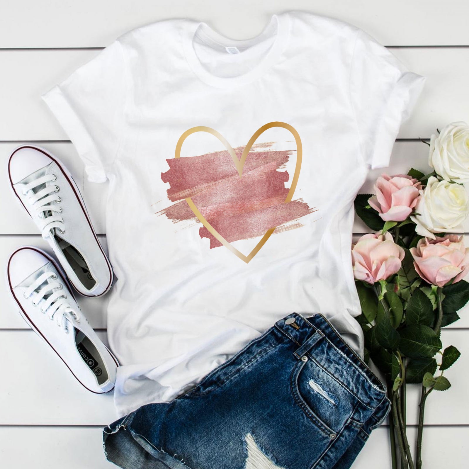 Тениска Pink Heart