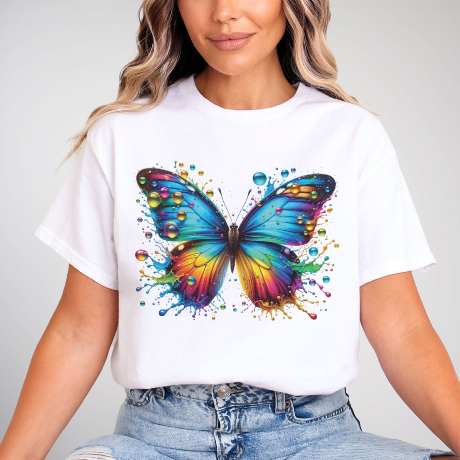 Тениска Butterfly Splash
