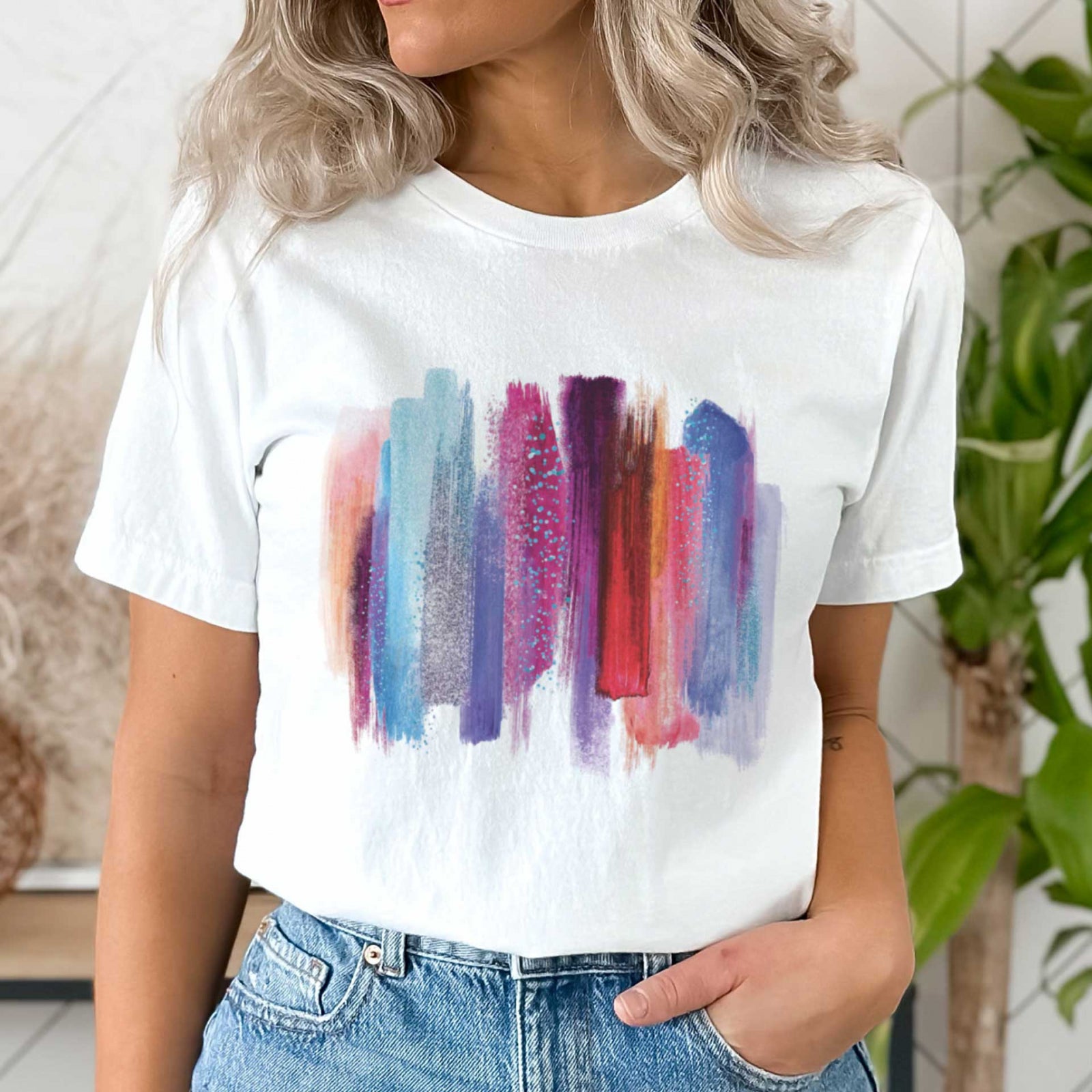 Тениска Bright Strokes