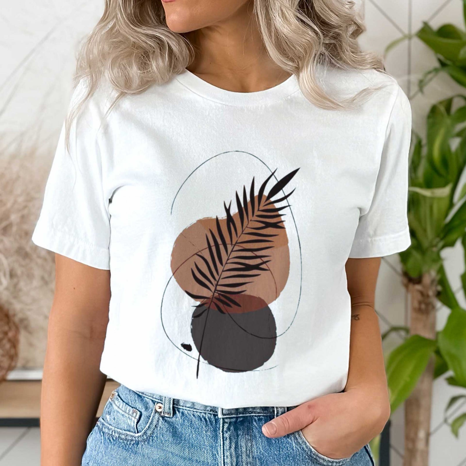 Тениска Brown Deco