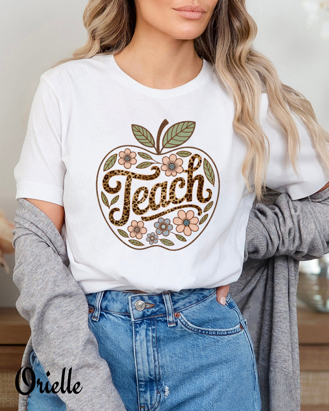 Тениска Relaxed Fit Apple Teach