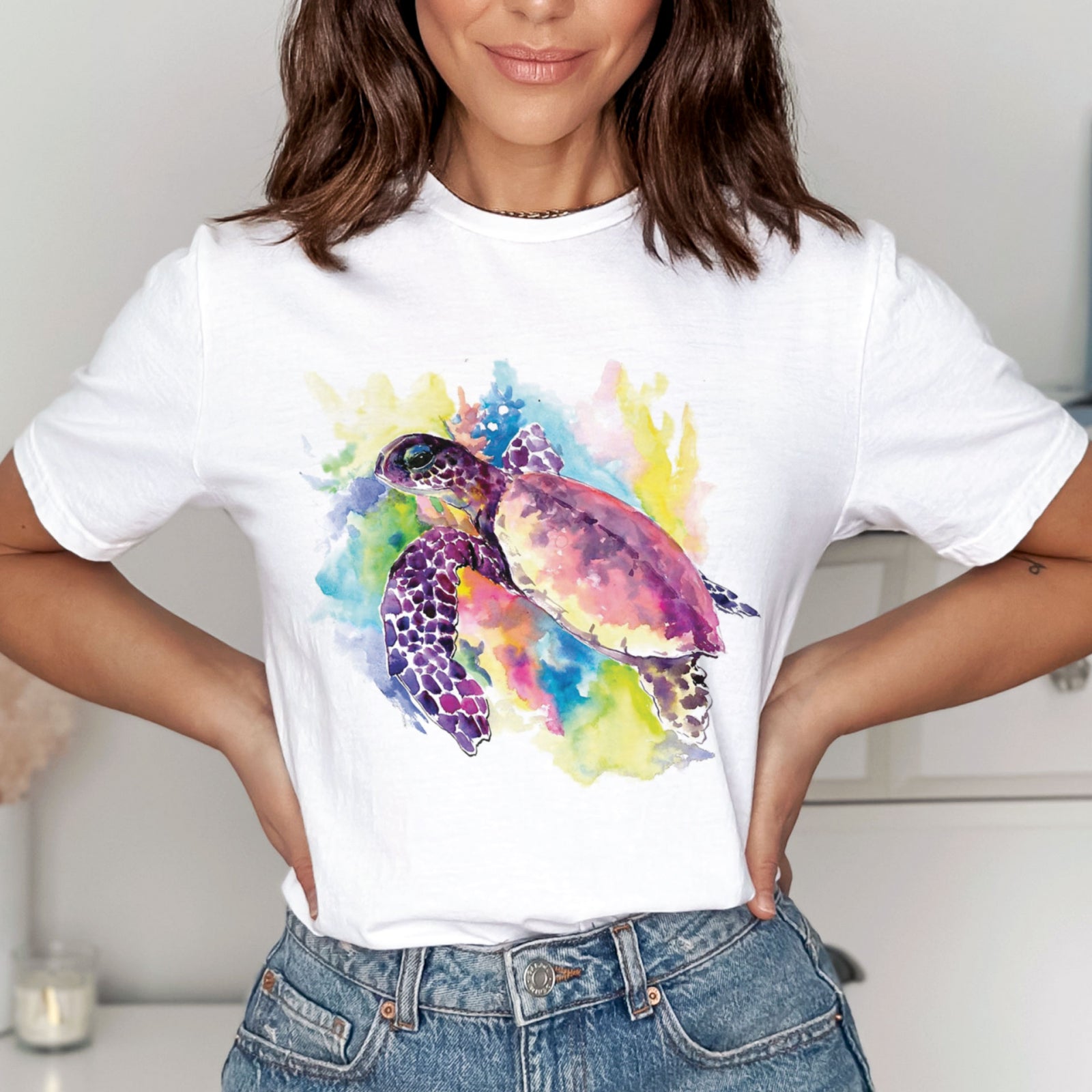 Тениска Colorful Turtle