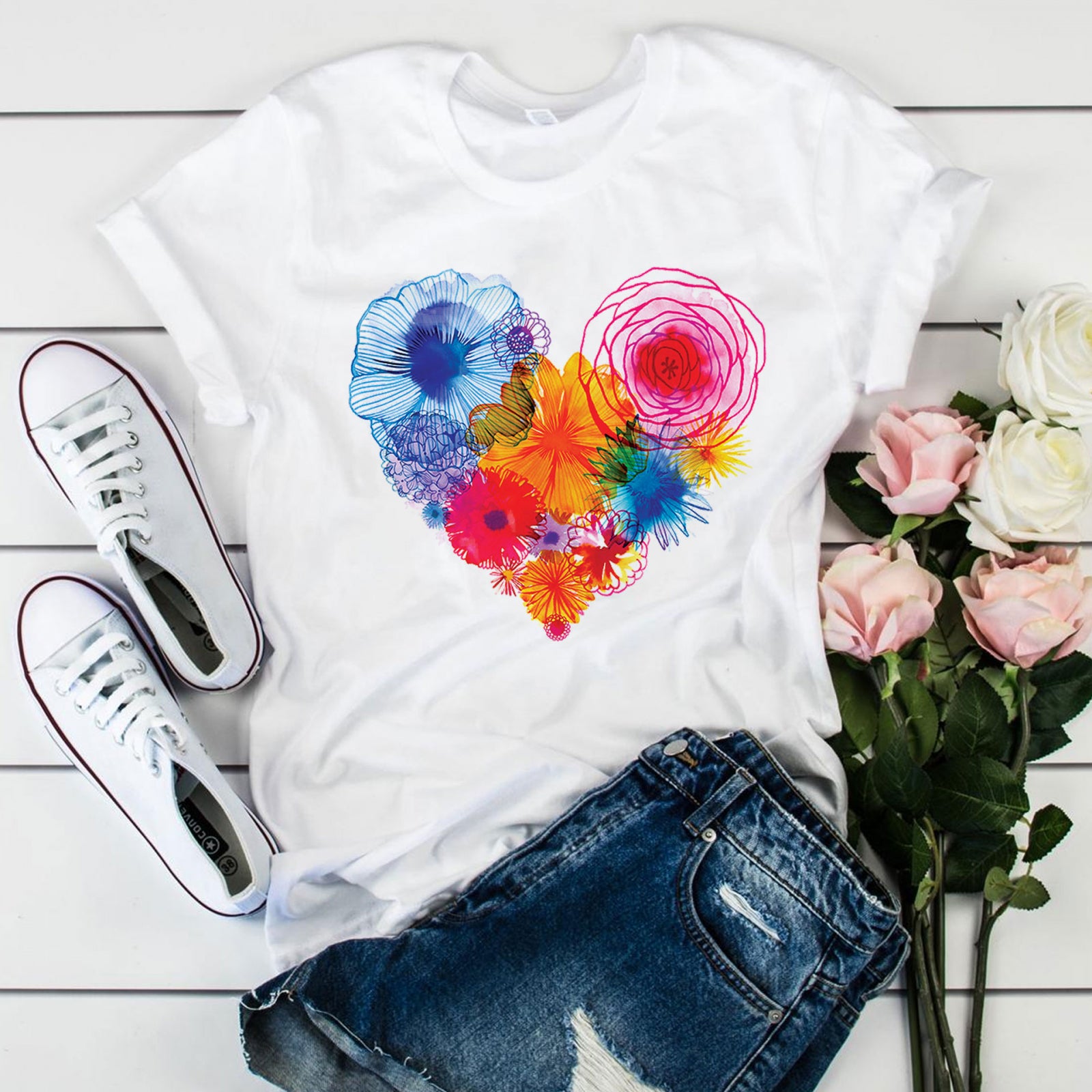 Тениска Cute Heart