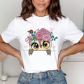 Тениска Flower Owl