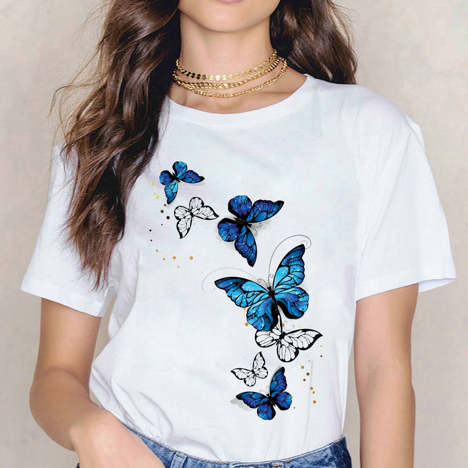 Тениска Sparkle Butterflies