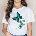Тениска Green Butterflies