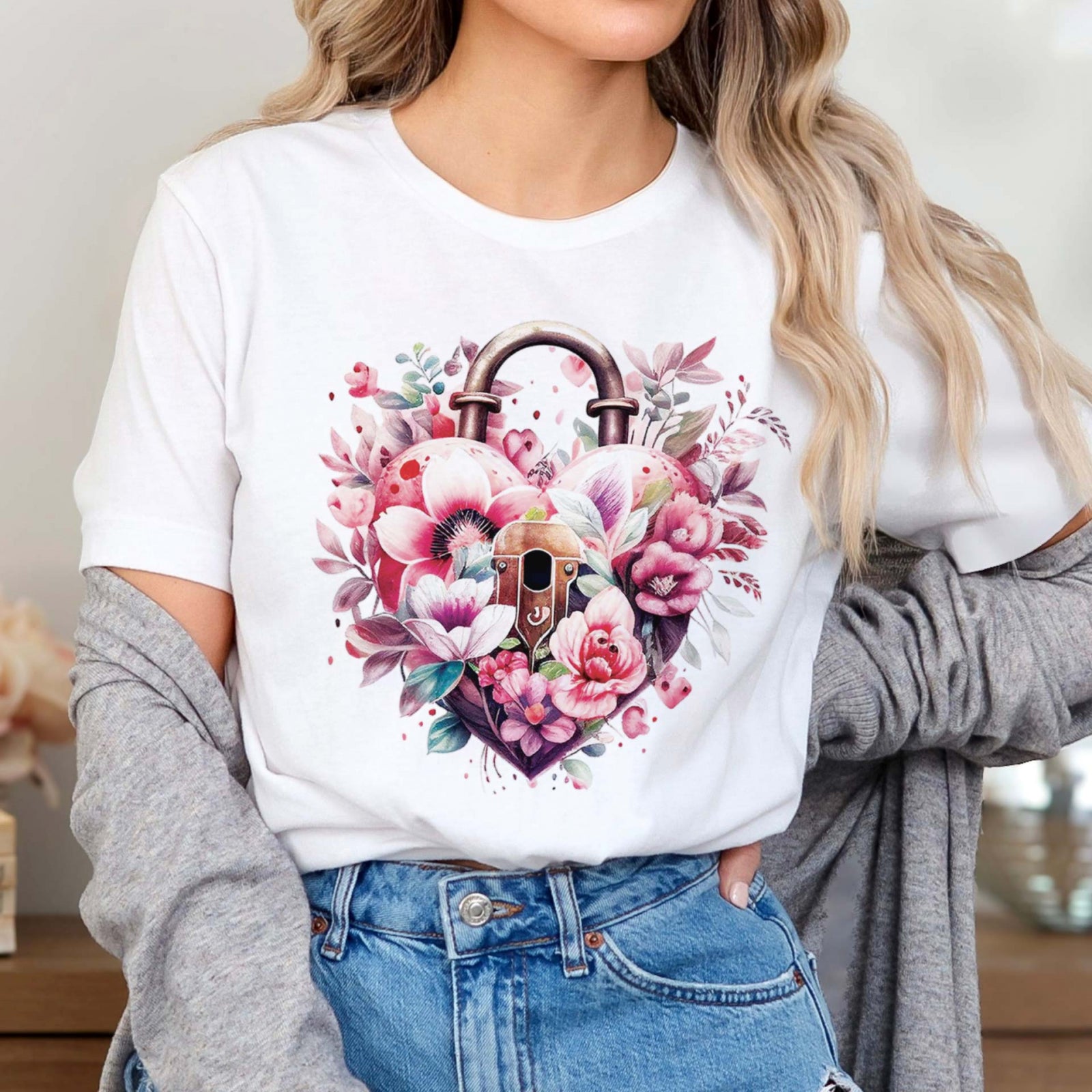 Тениска Blooming Lock