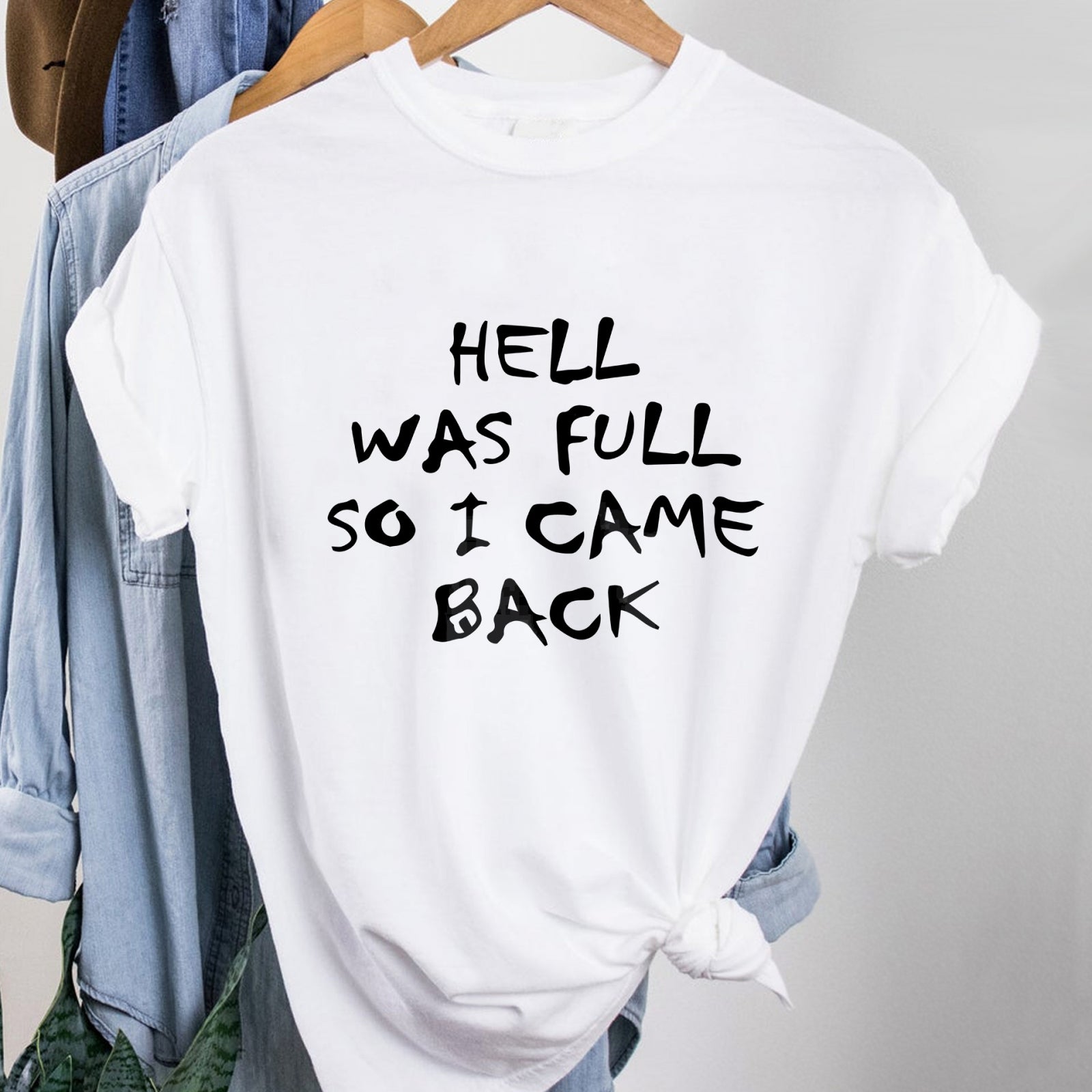 Тениска Hell Was Full