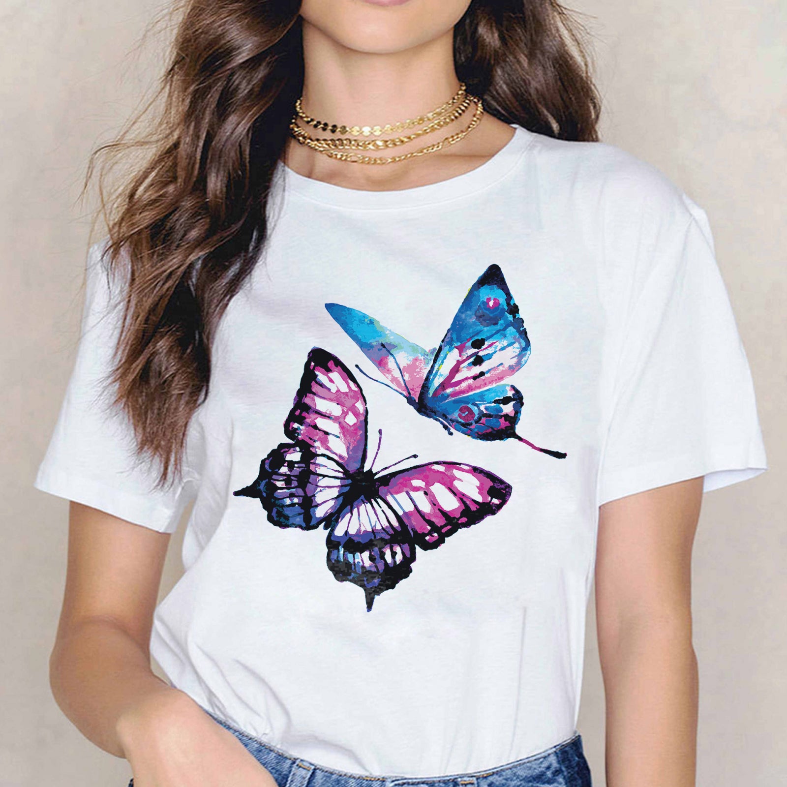 Тениска Painted Wings