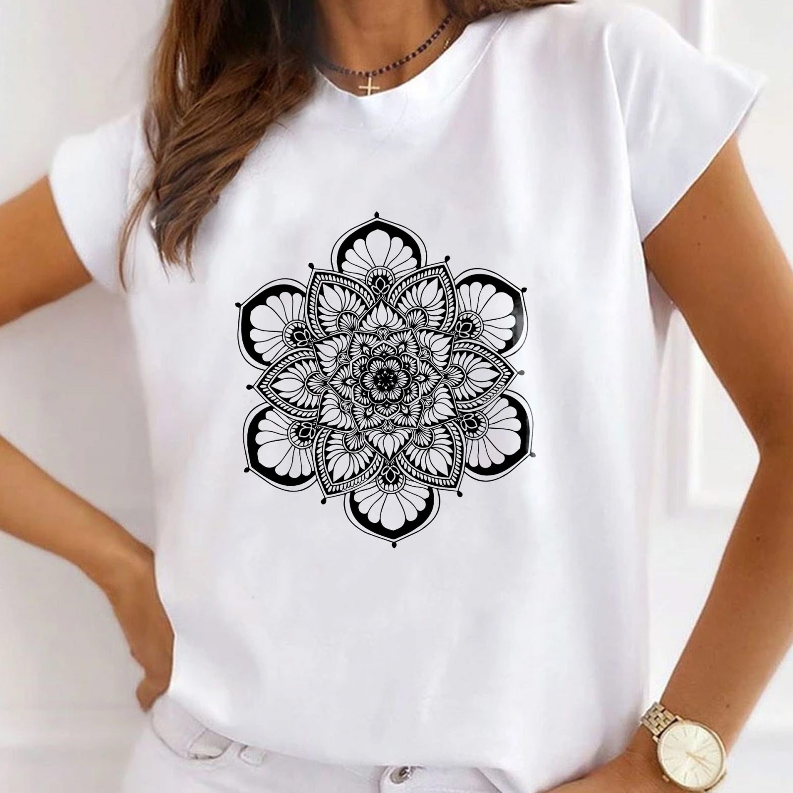 Тениска Abstract Flower