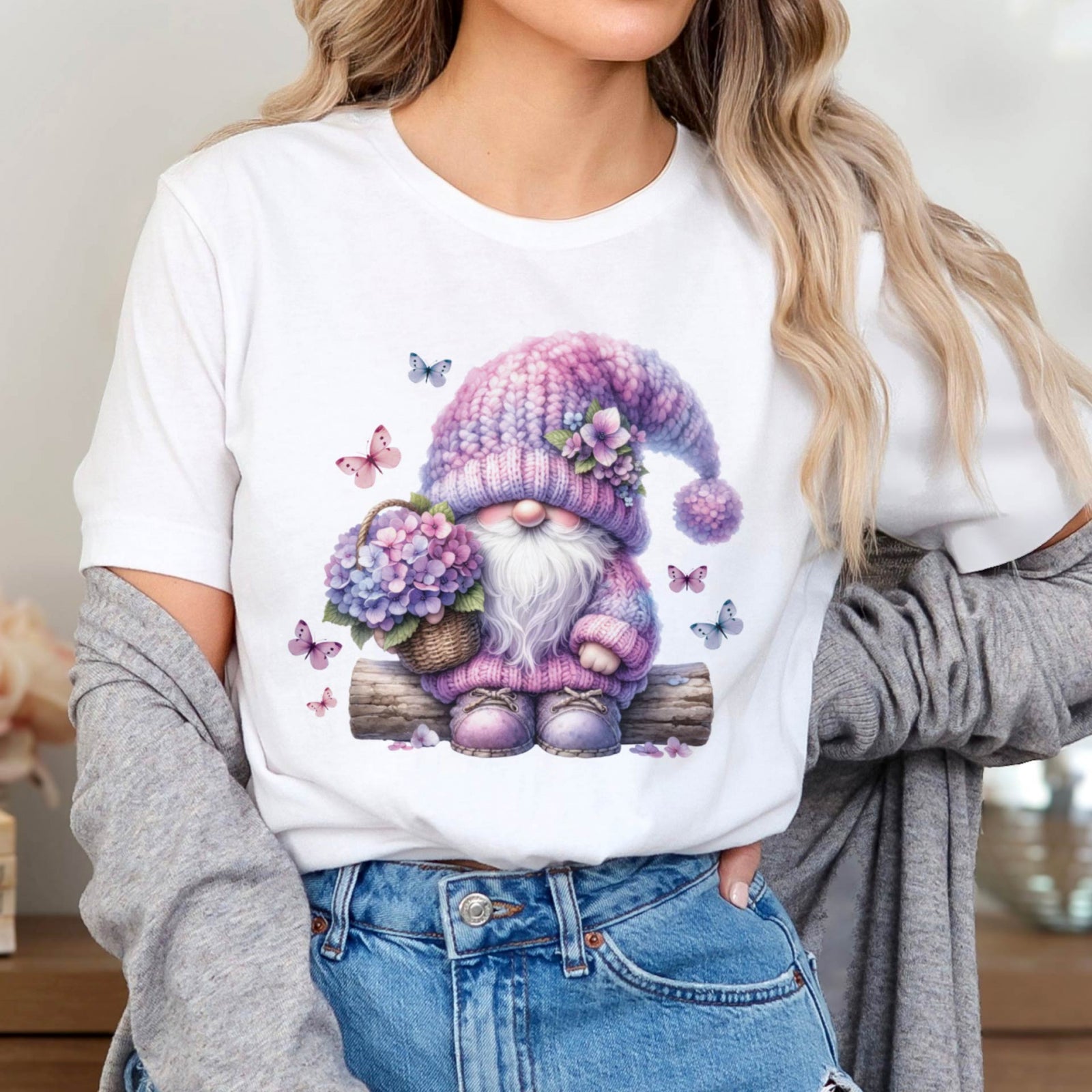 Тениска Purple Gnome