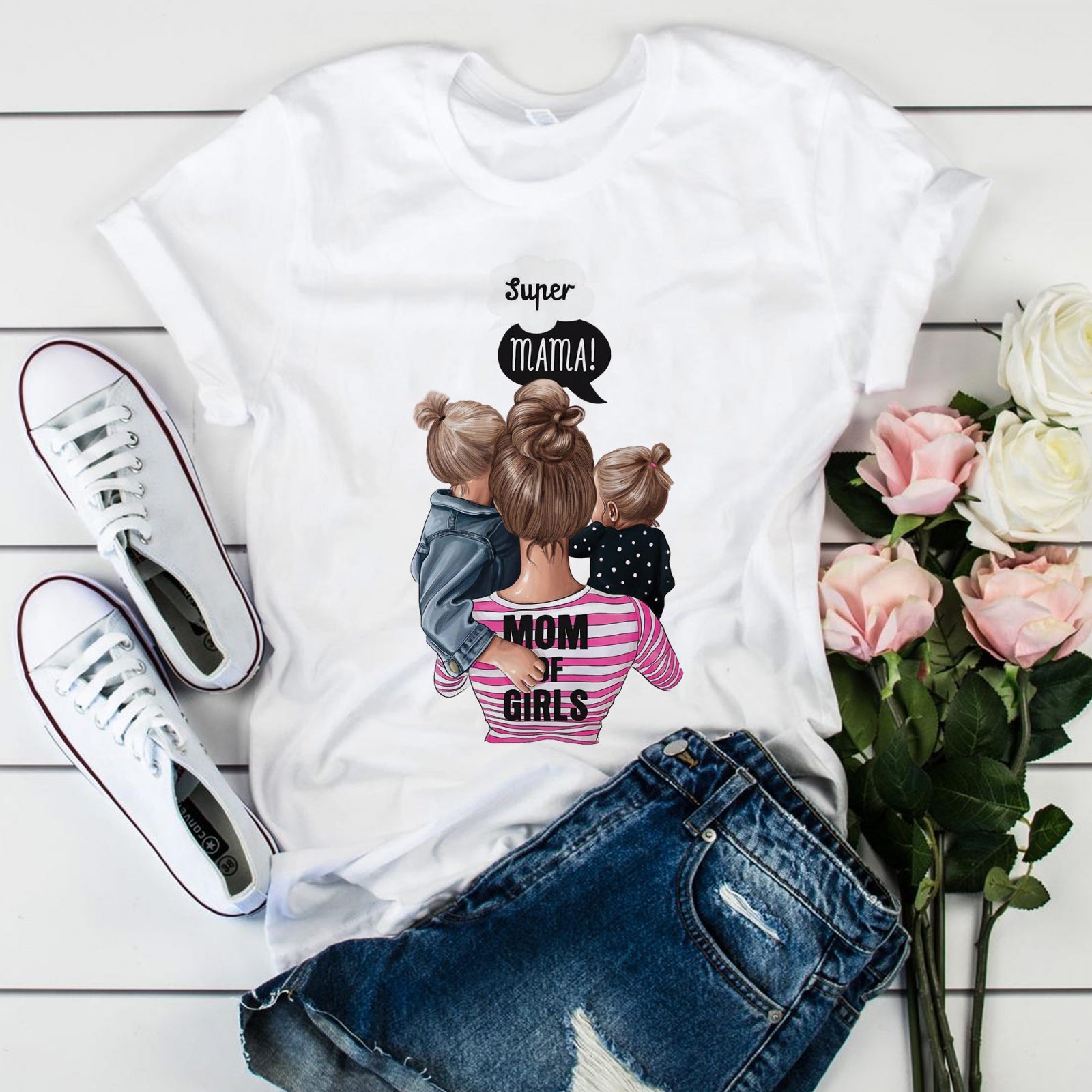 Тениска Mom of Girls