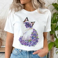 Тениска Purple Cat