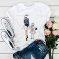 Тениска Mom and girl