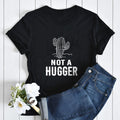 Тениска черна Not A Hugger