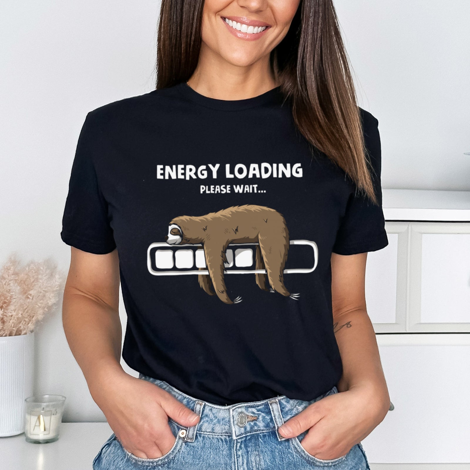 Тениска черна Energy Loading