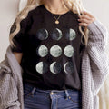 Тениска черна Moon Mooments