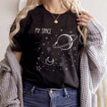 Тениска черна Space