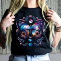 Тениска черна Mystic Butterfly