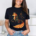 Тениска черна Majestic Fox