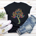 Тениска черна Luck Tree