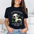 Тениска черна Sleepy Panda