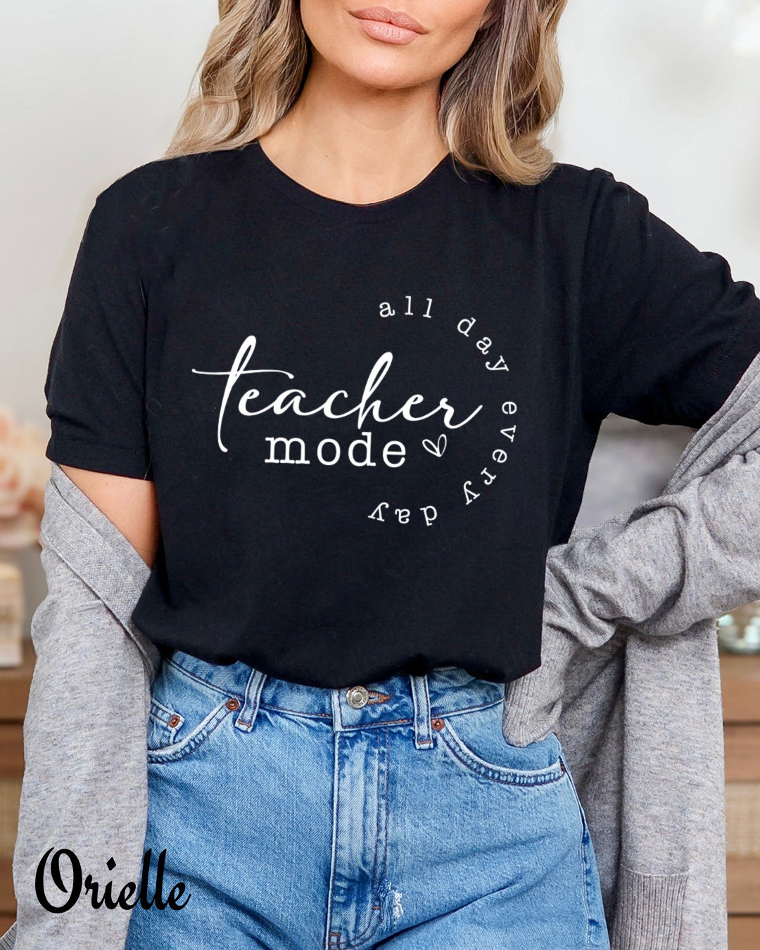 Тениска черна Relaxed Fit All Day