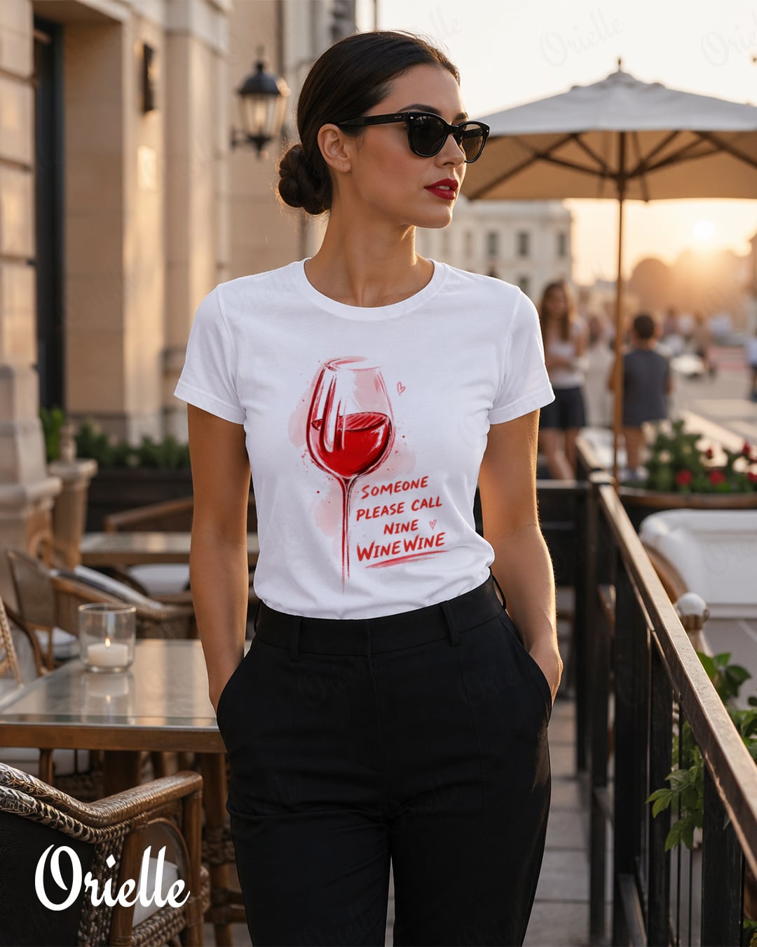 Тениска Nine Wine Wine